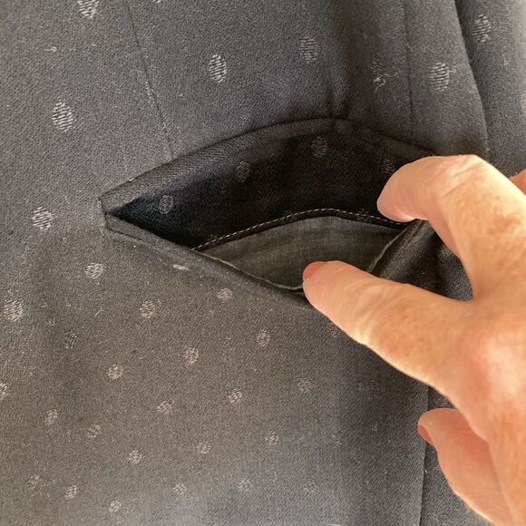 Cricketeer Tailored Womens Blazer Womens Size 14 Black One Button Classic - Picture 7 of 11